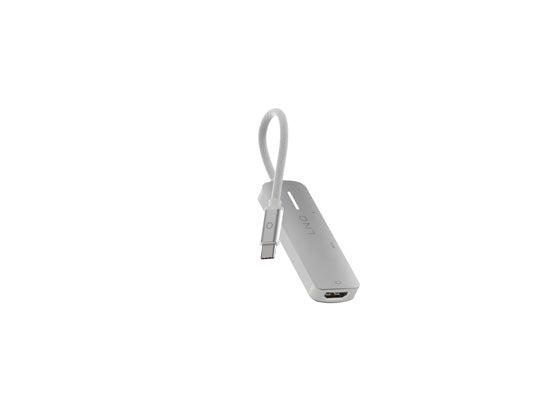 3-in-1 USB-C HDMI Adapter 140W Grey/White