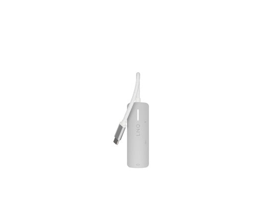 3-in-1 USB-C HDMI Adapter 140W Grey/White