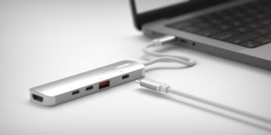 5-in-1 PRO USB-C Multiport Hub 140W Grey/White