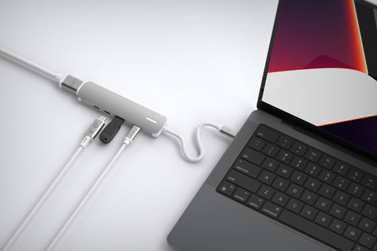 5-in-1 PRO USB-C Multiport Hub 140W Grey/White