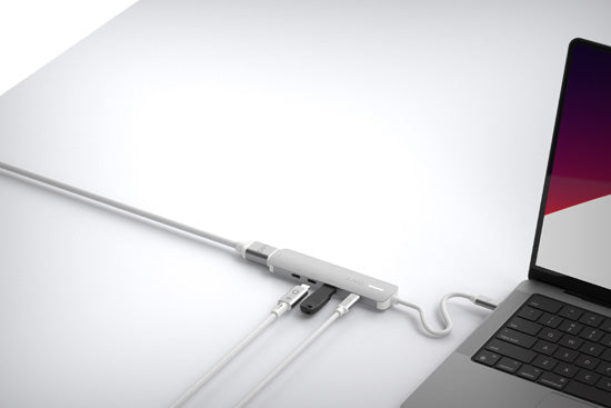 5-in-1 PRO USB-C Multiport Hub 140W Grey/White