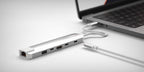 6-in-1 PRO USB-C Multiport Hub 140W Grey/White