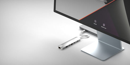 6-in-1 PRO USB-C Multiport Hub 140W Grey/White