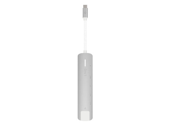 6-in-1 PRO USB-C Multiport Hub 140W Grey/White