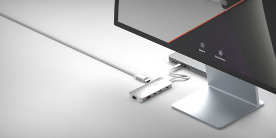 8-in-1 8K PRO USB-C Multiport Hub 140W Grey/White