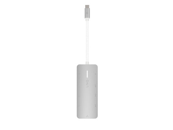 8-in-1 8K PRO USB-C Multiport Hub 140W Grey/White
