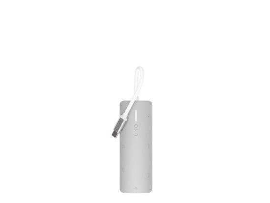 8-in-1 PRO USB-C Multiport Hub 140W Grey/White