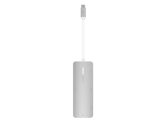 8-in-1 PRO USB-C Multiport Hub 140W Grey/White