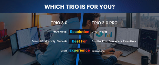 Trio 3 Pro (1400p QHD) Black