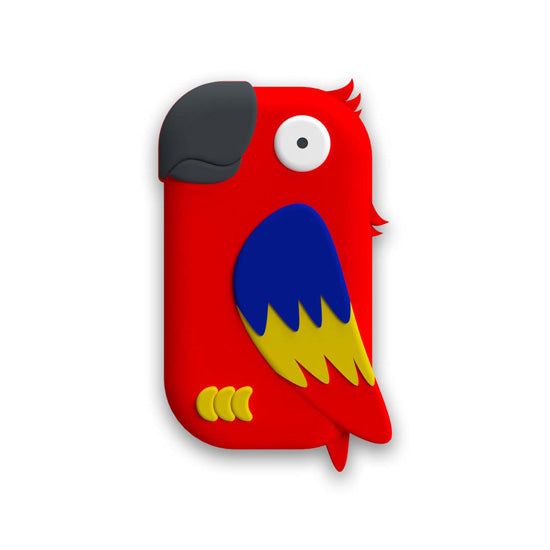 Red parrot case