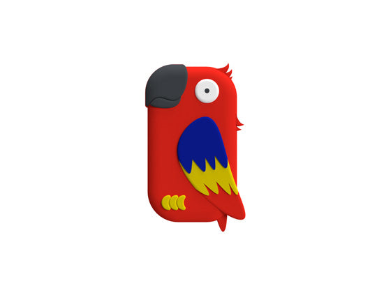 Money Walkie Red Parrot