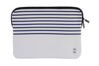 Housse PC 13 Marinière White