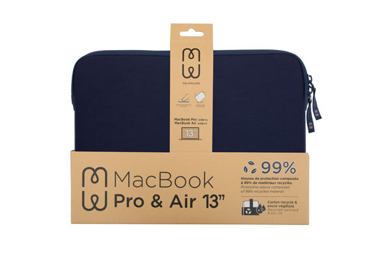 Sleeve MacBook Pro/Air 13 Basics ²Life Blue/Pink
