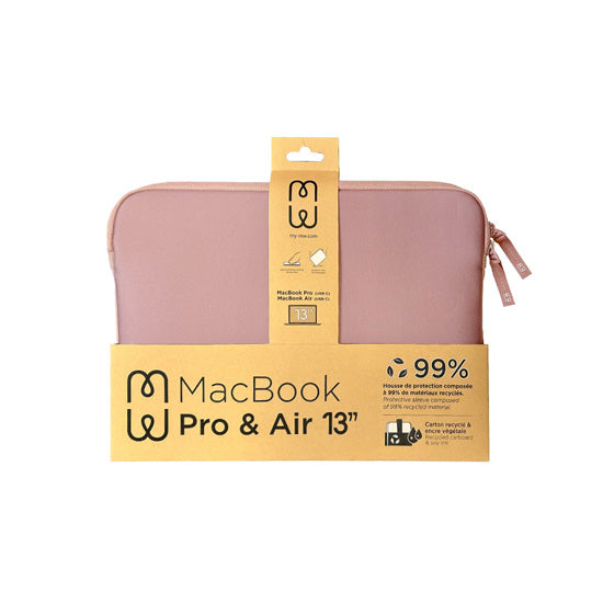Sleeve MacBook Pro/Air 13 Basics ²Life Pink/White
