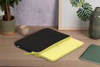 MacBook NEO Basics²Life Perfect Fit Sleeve Black / Lemon