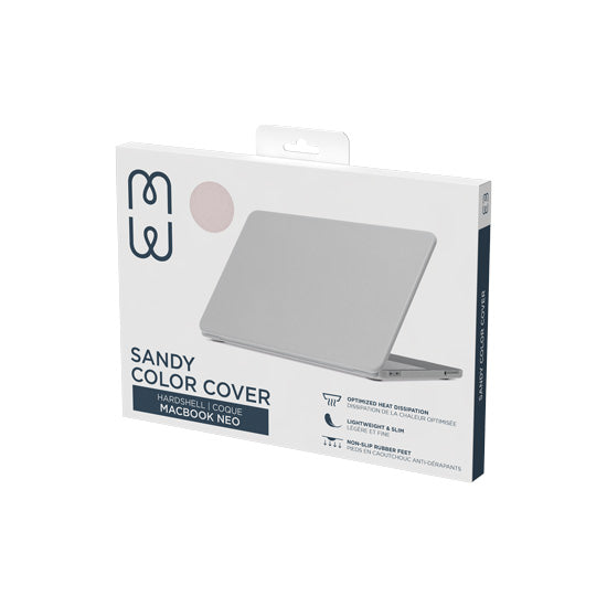 Sandy Color MackBook Neo Case Pink