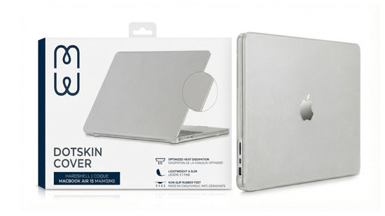 DotSkin MacBook Air 15" Case (2025/24/23 - M4/M3/M2) Clear
