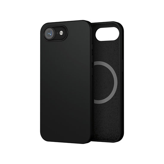 Silicon case MagSafe iPhone 16e / 17e Black