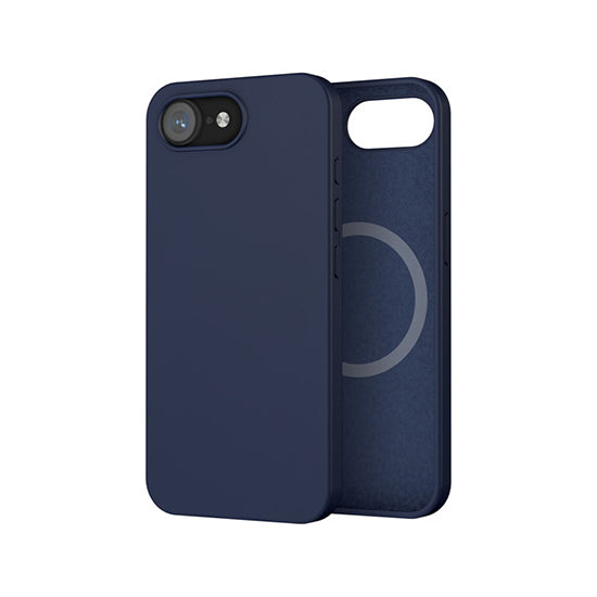 Silicon case MagSafe iPhone 16e / 17e Blue