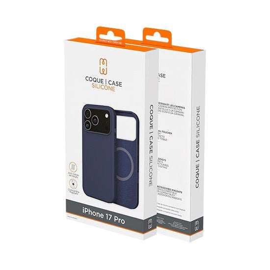 Silicon case MagSafe iPhone 17 Pro Blue