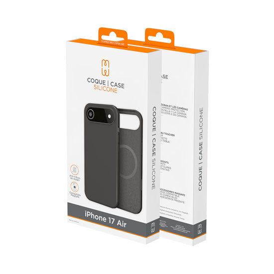 Silicon case MagSafe iPhone Air Black
