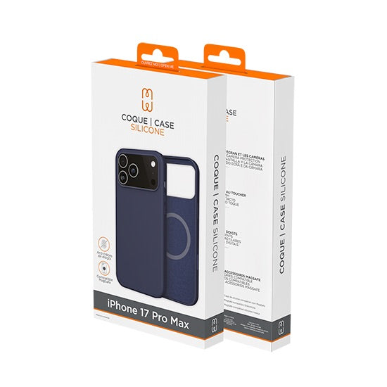 Silicon case MagSafe iPhone 17 Pro Max Blue