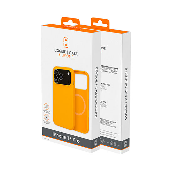Silicon case MagSafe iPhone 17 Pro Orange