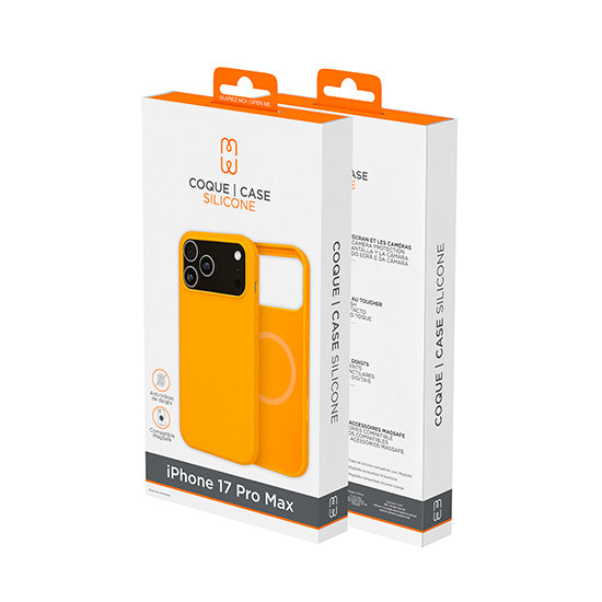 Silicon case MagSafe iPhone 17 Pro Max Orange