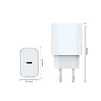 Charger USB-C PD 20W White