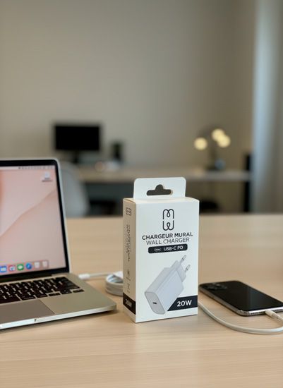 Charger USB-C PD 20W White