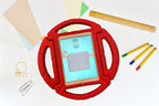 E.V.A. Kids round iPad 9.7 (2017/18 - 5th/6th gen) Red Polybag