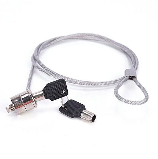 Laptop cable lock (2m) with key Polybag