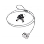 Laptop cable lock (2m) with key Polybag
