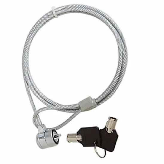 Laptop cable lock (2m) with key Polybag