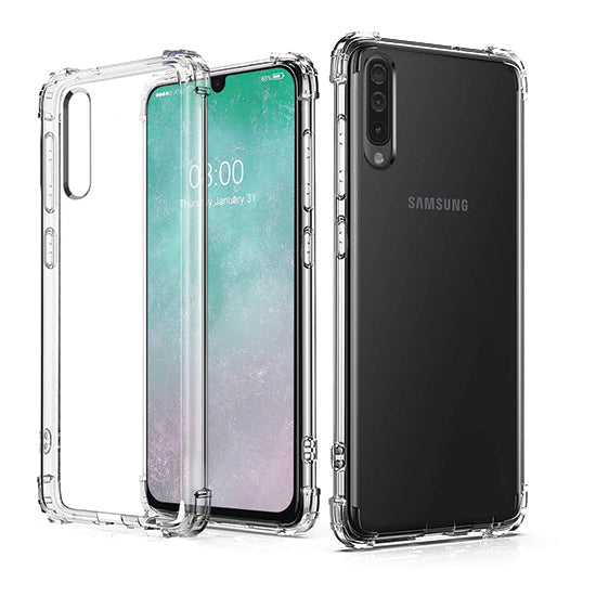 Air Cushion case Samsung A50 Clear Polybag