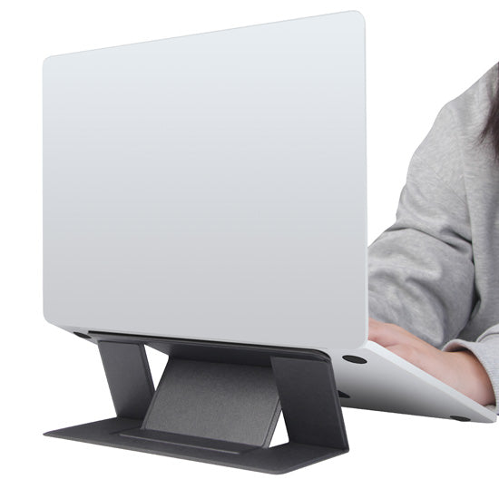 Adhesive stand for laptop Anthracite Polybag
