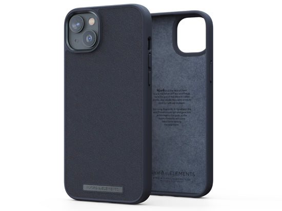 iPhone 14 Plus Leather Cover Black