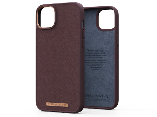 iPhone 14 Plus Leather Cover Brown