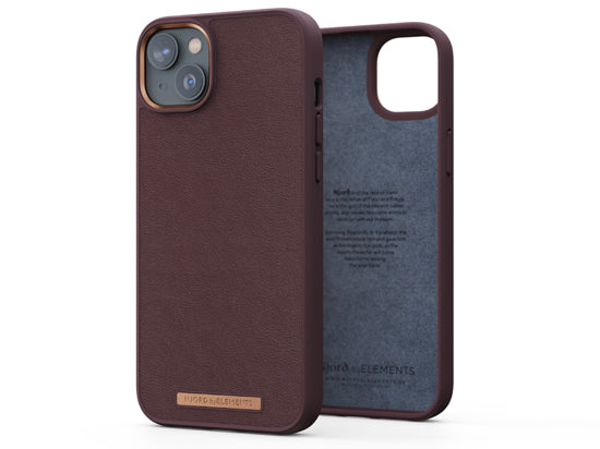 iPhone 14 Plus Leather Cover Brown