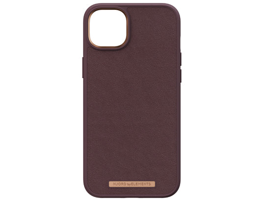iPhone 14 Plus Leather Cover Brown