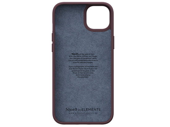 iPhone 14 Plus Leather Cover Brown