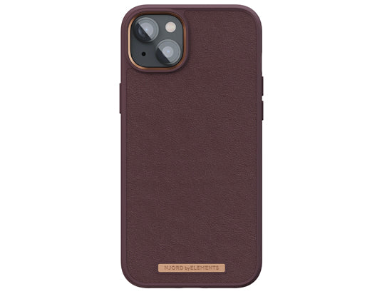 iPhone 14 Plus Leather Cover Brown