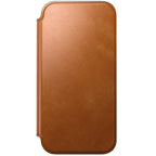 Modern Leather Folio iPhone 18 Pro Max English Tan