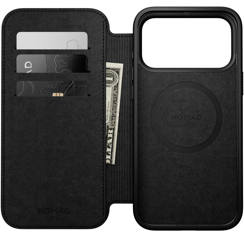 Modern Leather Folio iPhone 18 Pro Max English Tan