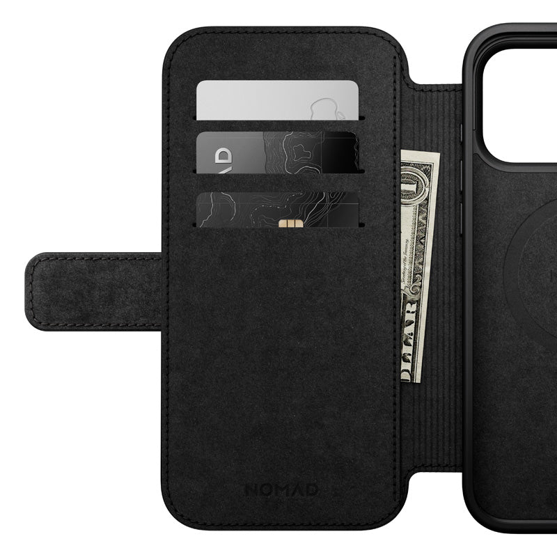 Modern Leather Folio iPhone 18 Pro Max English Tan