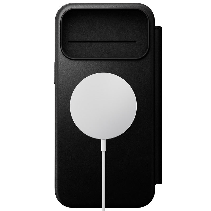 Modern Leather Folio iPhone 18 Pro Max Black