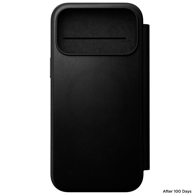 Modern Leather Folio iPhone 18 Pro Max Black