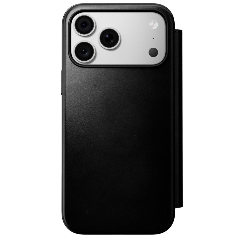 Leather Folio Modern Horween iPhone 18 Pro Max / 17 Pro Max Black