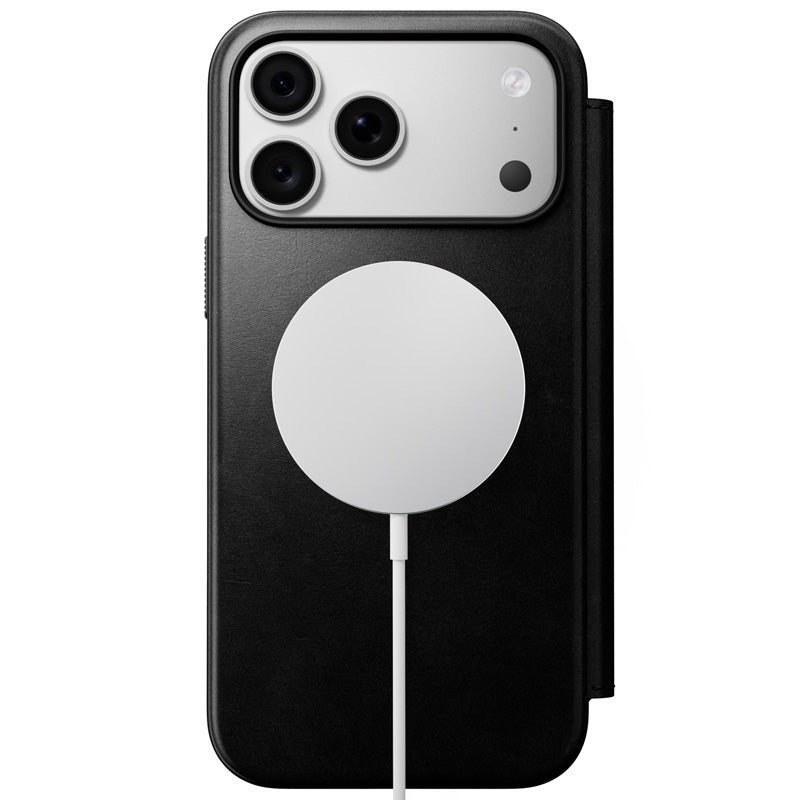 Leather Folio Modern Horween iPhone 18 Pro Max / 17 Pro Max Black