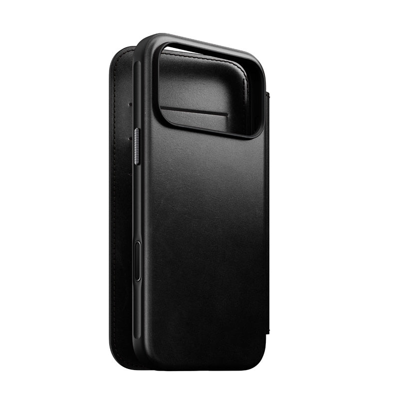 Leather Folio Modern Horween iPhone 18 Pro Max / 17 Pro Max Black